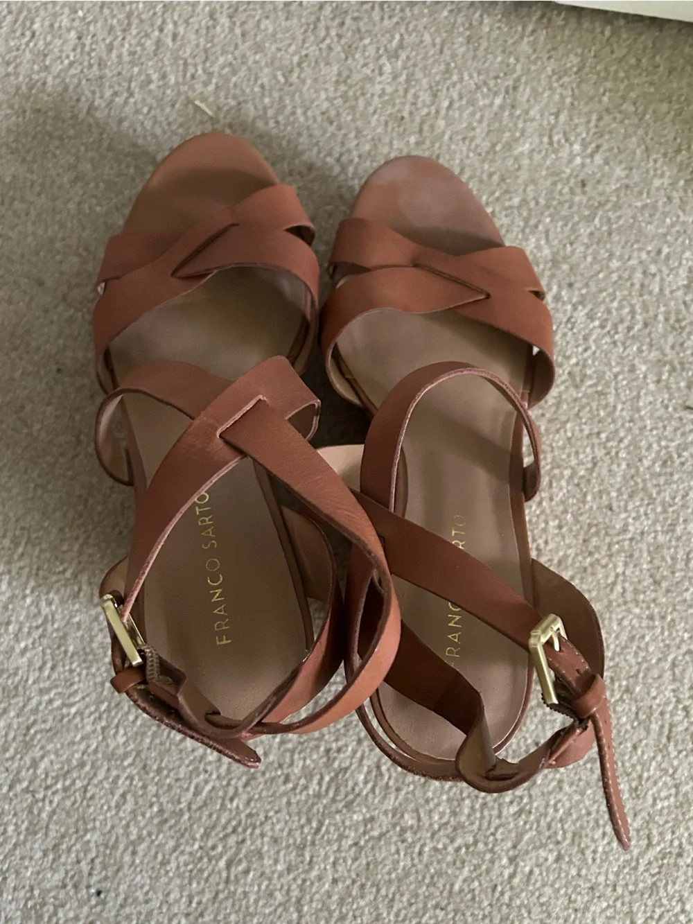 Franco Sarto Sandal platform wedges